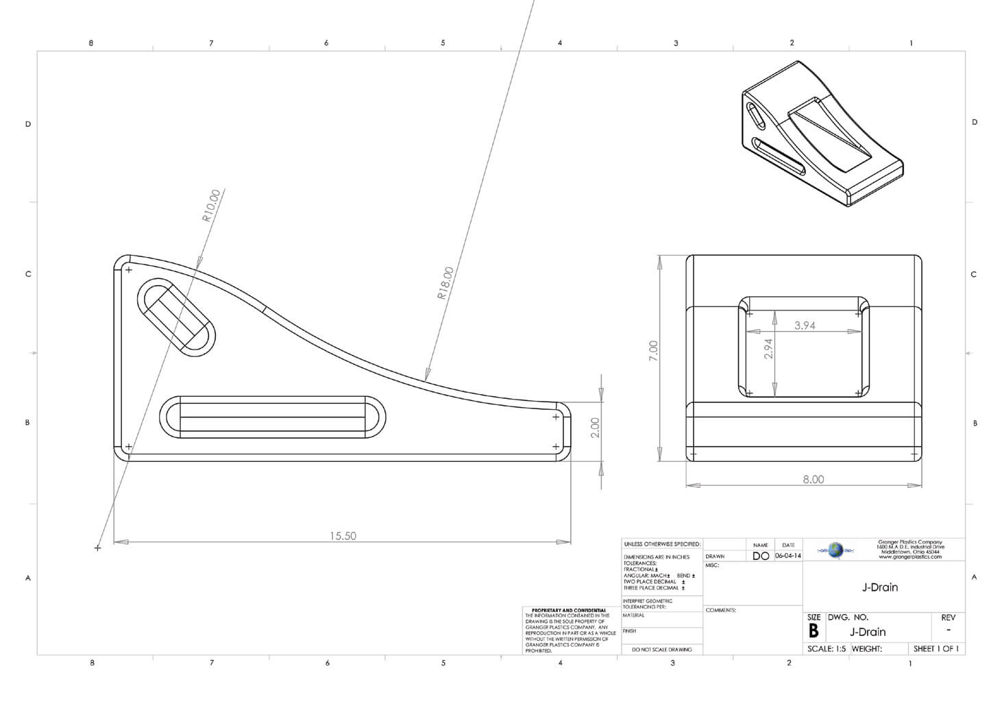 Curb Drain, Thru the Sidewalk Drain, Through the Sidewalk Drain, Under the Curb Drain, J Drain