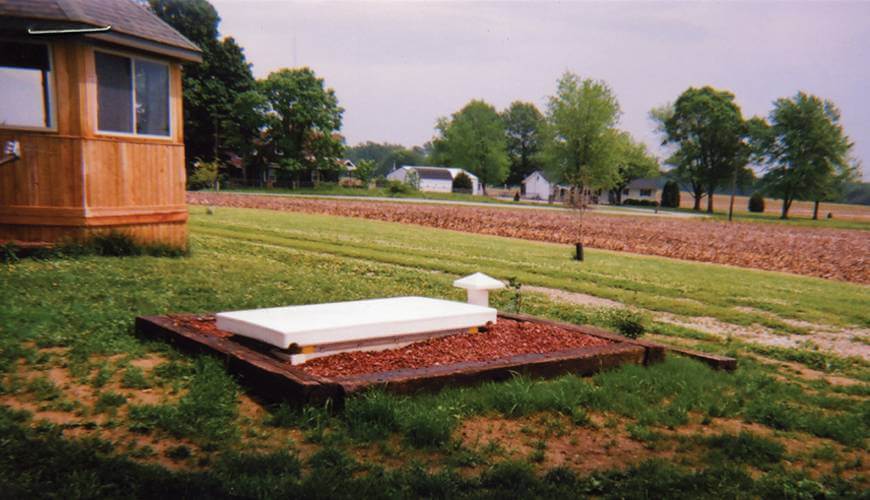 A farm with a rotational molding product