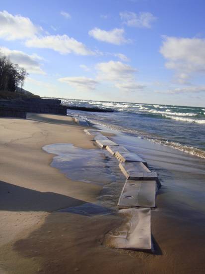 Sandsaver Installed, Sandsaver Beach Erosion Solution