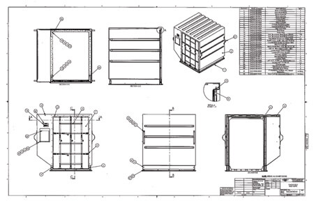 Rotational Molding Design, Rotomolding Design, Rotational Molding Design of a ULD Container, Rotomolding Design of an Air Cargo Container