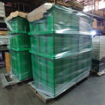 Rotomolded Dumpsters For Shipment