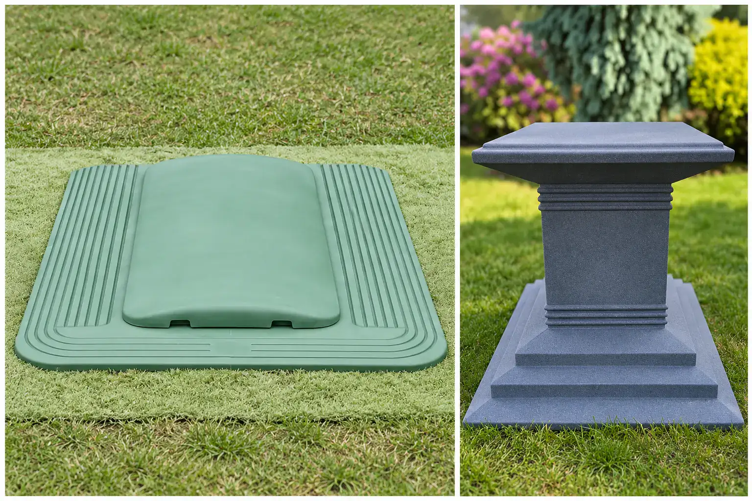 SG Burial Platform and SG Urn Pedestal