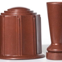 Terra Cotta Granite Urn &amp; Vase 1