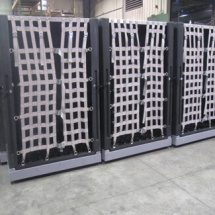 Rotomolded Truck Shipping Container with Adjustable Net