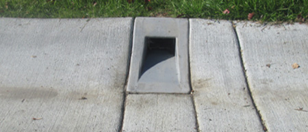 Rotomolded Curb Drain