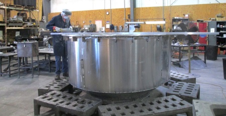 Mold for Rotational Molding being fabricated