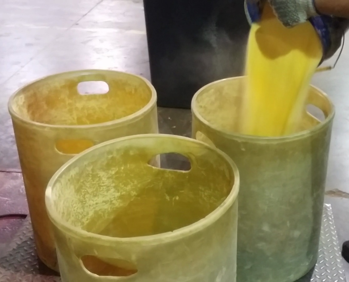 Polyethylene powder resin used in the rotational molding process